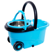CleanSpin™ 360° — Mopa Giratoria con Cubo y 2 Mopas  Con Ruedas