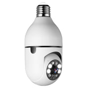 Cámara de Seguridad WiFi Tipo Bombilla 1080p Full HD con Visión Panorámica 360°, Detección de Movimiento, Seguimiento Automático y Visión Nocturna