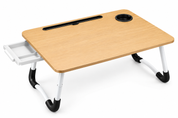 DECODEKO — Mesa Auxiliar Plegable para Laptop, Cama y Sofá, Multifunción con Atril – 60 × 40 cm
