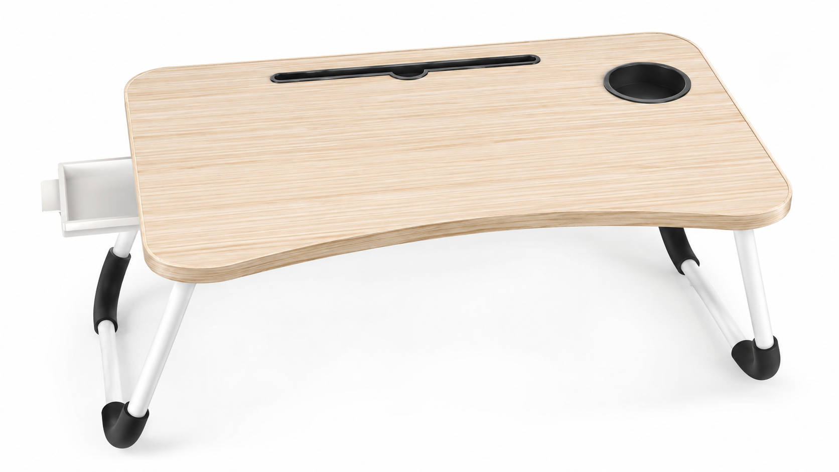 DECODEKO — Mesa Auxiliar Plegable para Laptop, Cama y Sofá, Multifunción con Atril – 60 × 40 cm