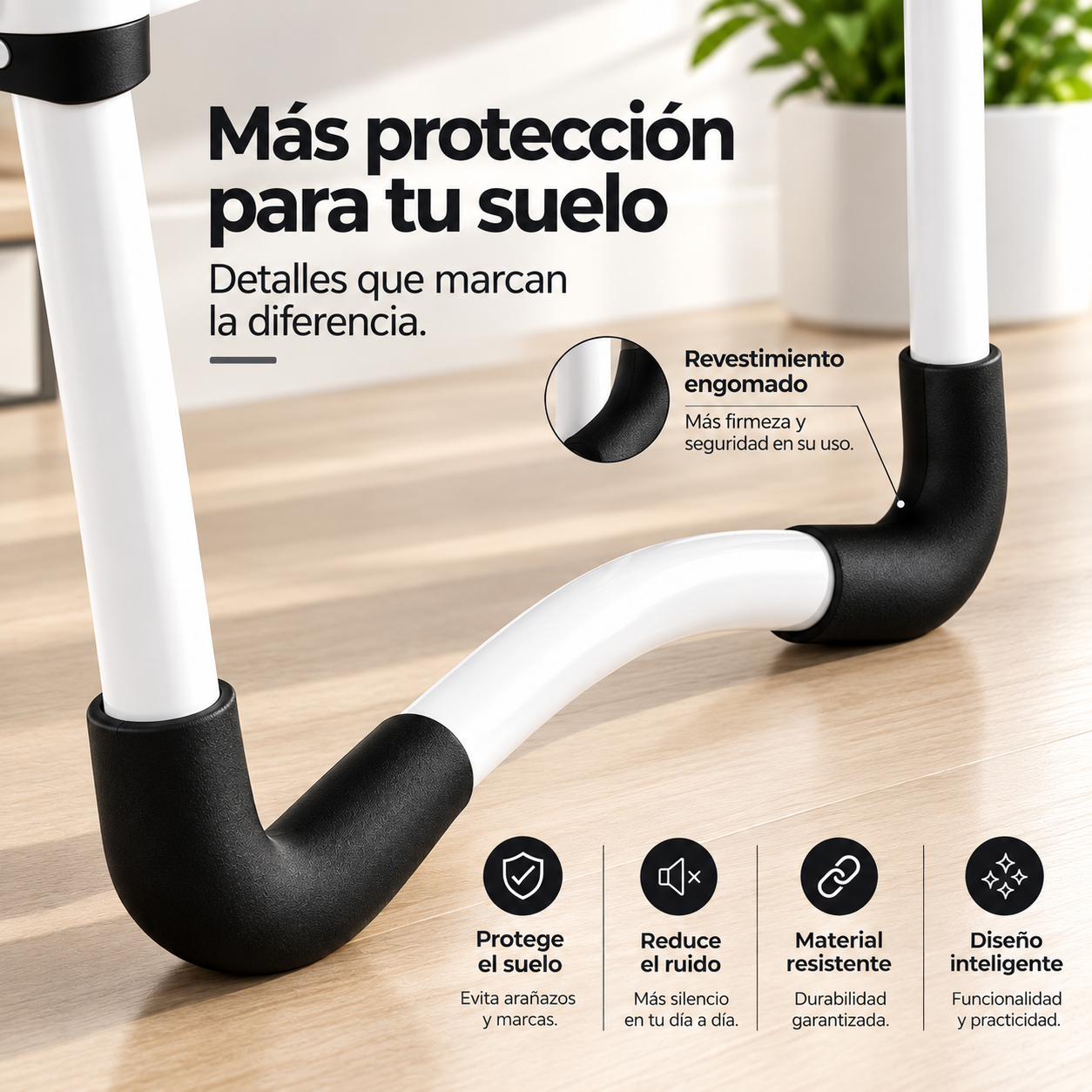 DECODEKO — Mesa Auxiliar Plegable para Laptop, Cama y Sofá, Multifunción con Atril – 60 × 40 cm