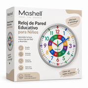 Reloj de Pared Educativo para Niños | Reloj Infantil para Aprender a Leer la Hora