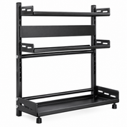 Estante para Almacenamiento de Especias de 2 Niveles Ajustable | Organizador de Cocina de Metal para Encimera