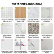Barra de Apoyo para Ducha y Baño con Ventosas – Pack de 2