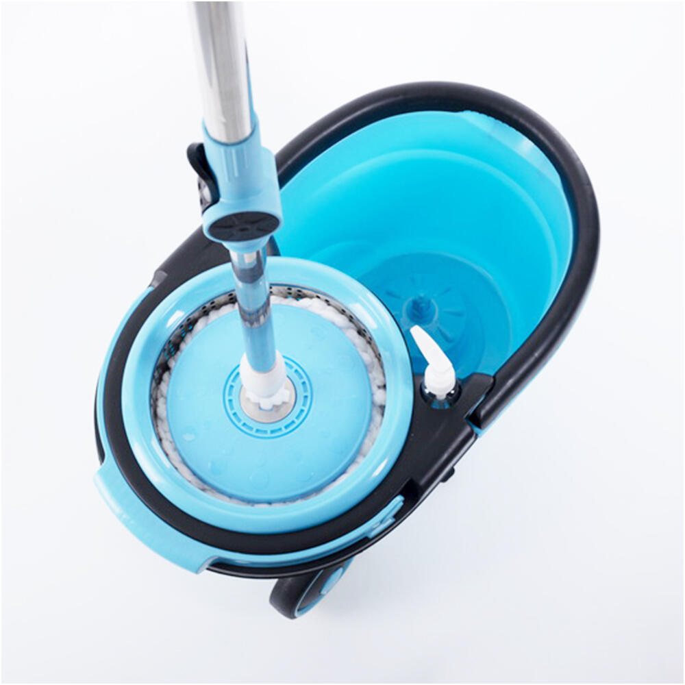CleanSpin™ 360° — Mopa Giratoria con Cubo y 2 Mopas  Con Ruedas
