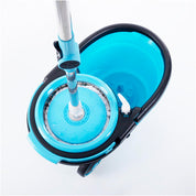 CleanSpin™ 360° — Mopa Giratoria con Cubo y 2 Mopas  Con Ruedas