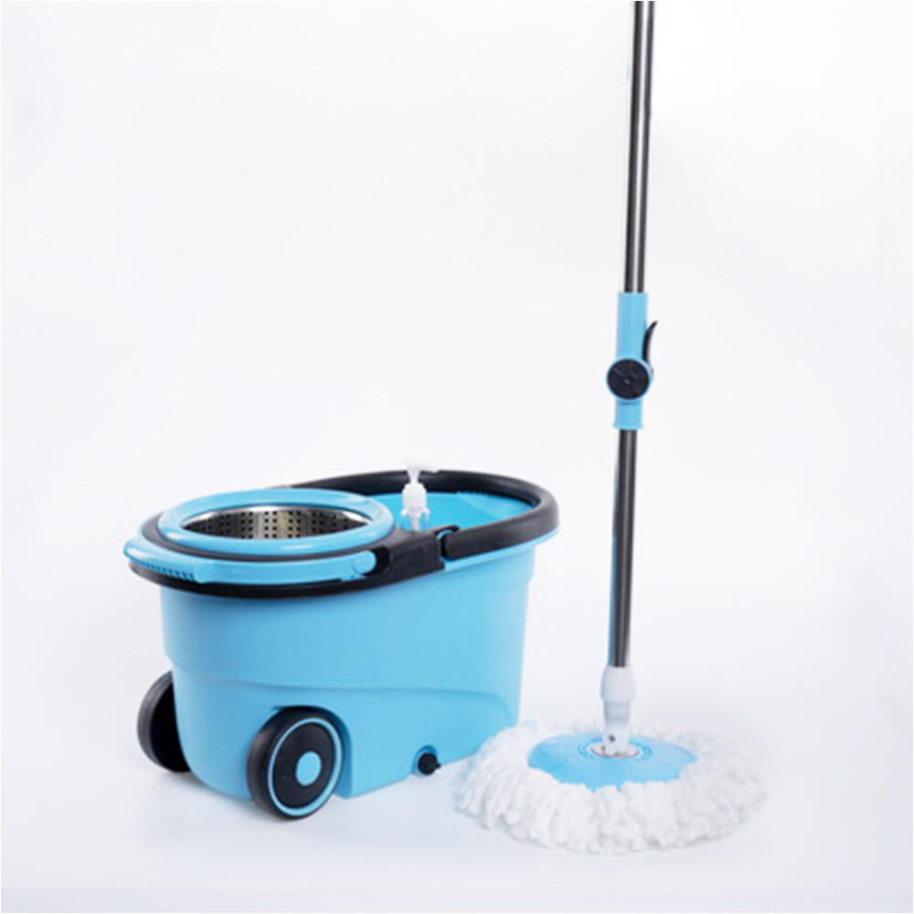 CleanSpin™ 360° — Mopa Giratoria con Cubo y 2 Mopas  Con Ruedas