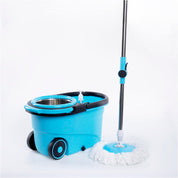 CleanSpin™ 360° — Mopa Giratoria con Cubo y 2 Mopas  Con Ruedas