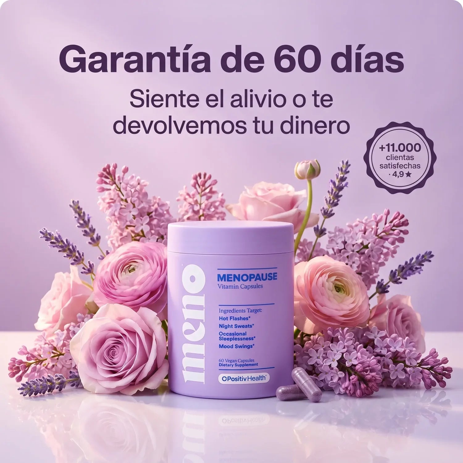 Positiv MENO | Bienestar y equilibrio durante la menopausia | Paga 1 y llévate 2